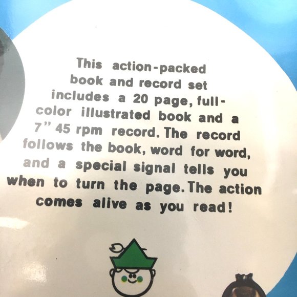 VTG  Sealed Star Trek Robot Masters 1979 Peter Pan Books & Record Set - Picture 5 of 10